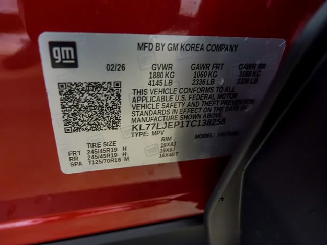 New 2026 Chevrolet Trax RS w/ Sunroof Package FWD image 21