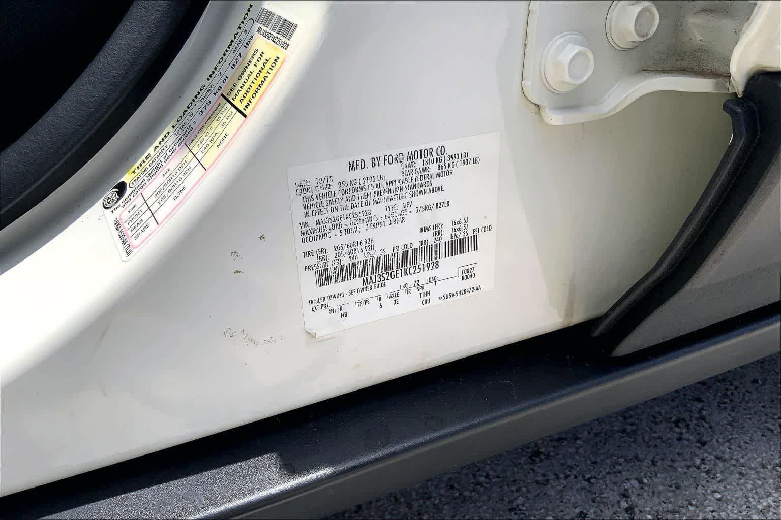 Used 2019 Ford EcoSport SE w/ SE Convenience Package FWD image 21