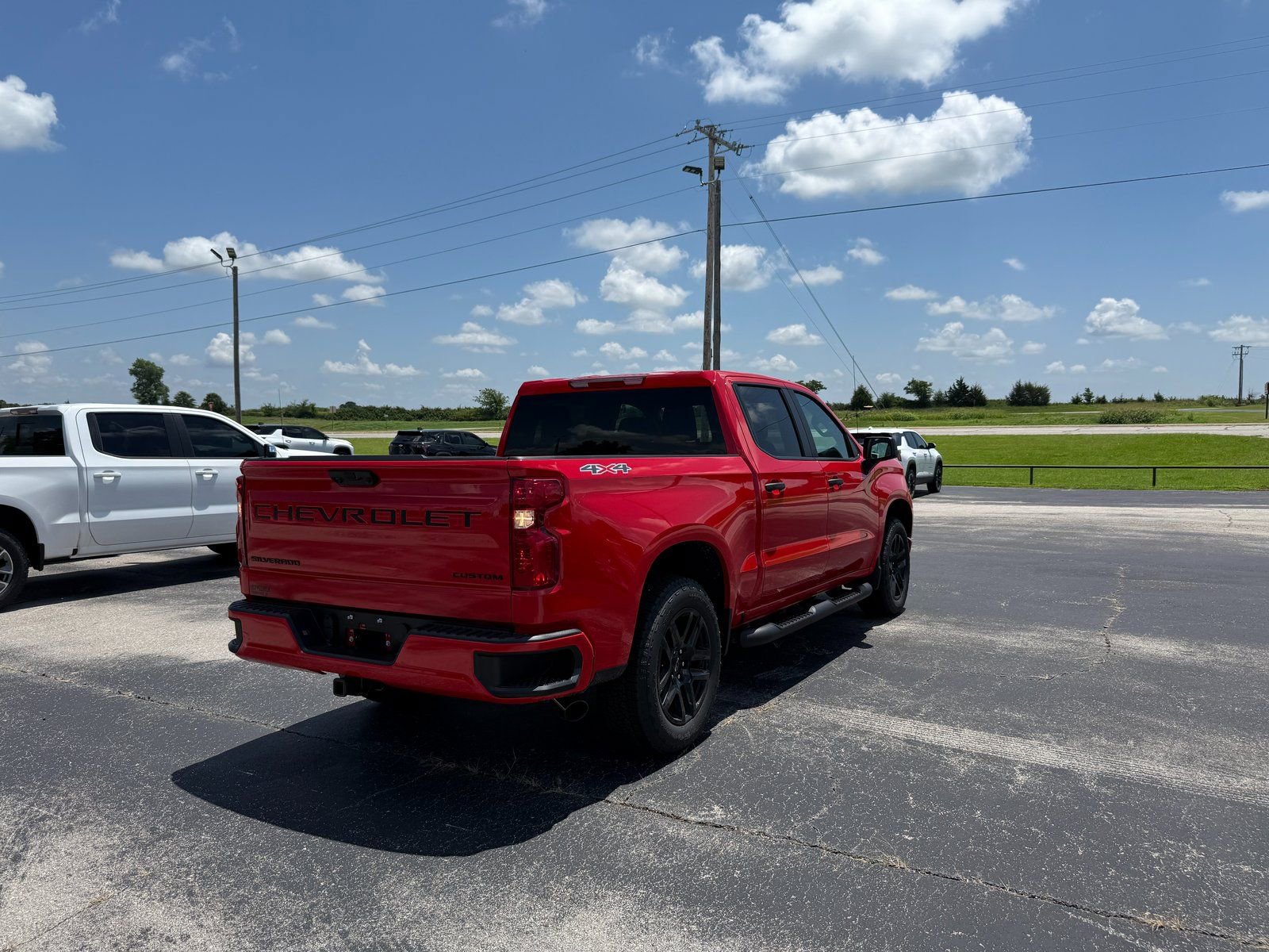 New 2025 Chevrolet Silverado 1500 Custom w/ Turbomax Blackout Package AWD/4WD image 6