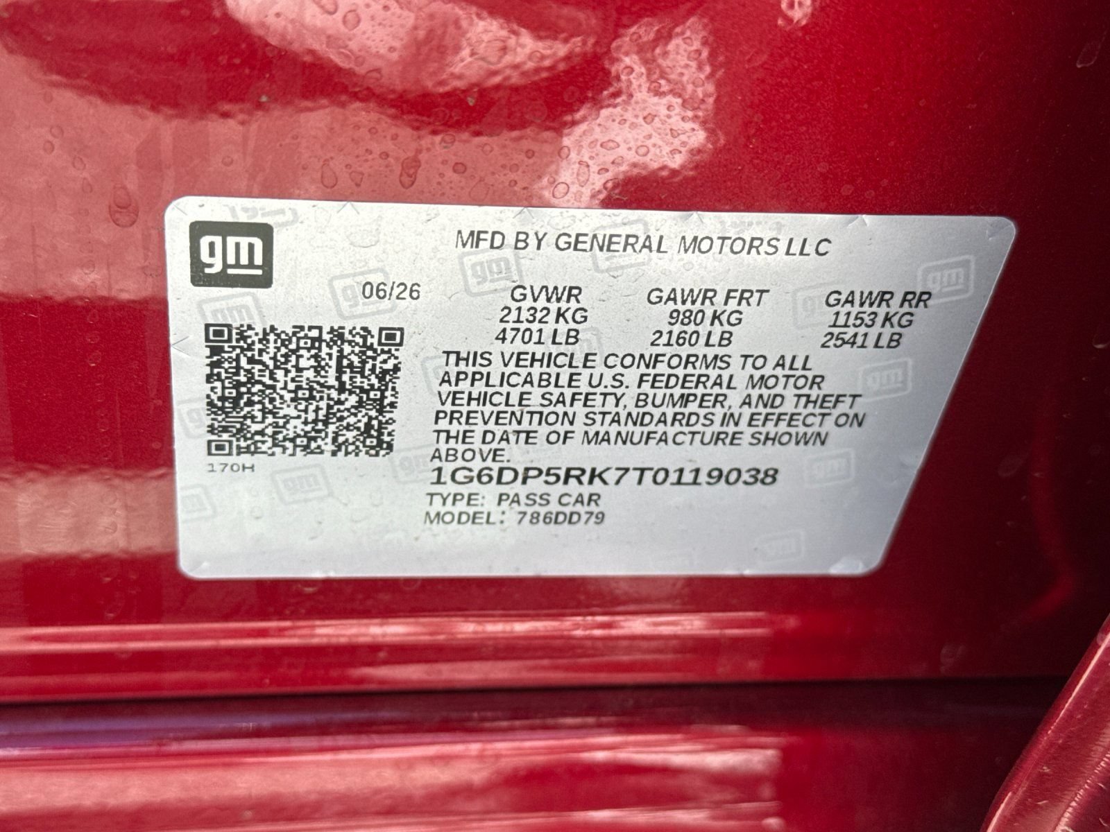 New 2026 Cadillac CT5 Sport w/ LPO, Red Accent Package RWD image 26