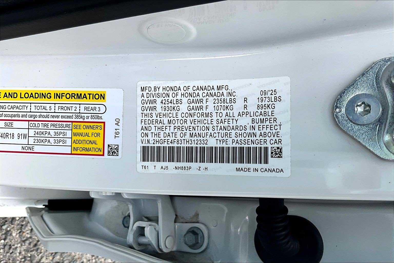 Certified 2026 Honda Civic Sport Touring image 34