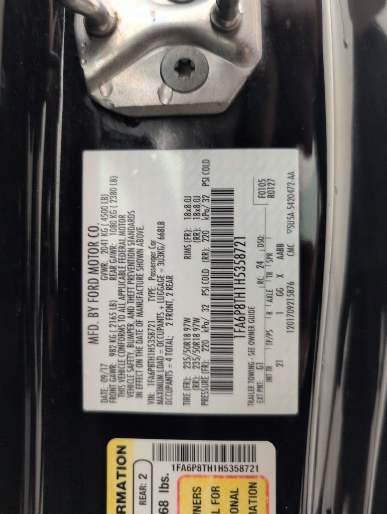 Used 2017 Ford Mustang Coupe RWD image 40