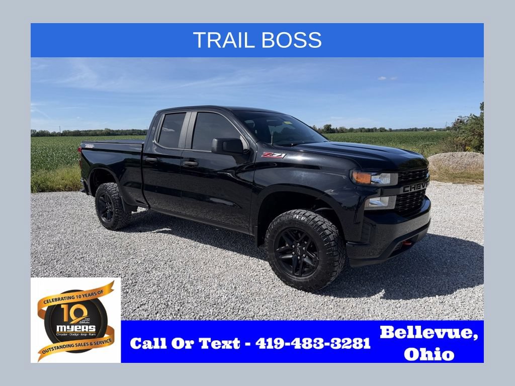 Used 2019 Chevrolet Silverado 1500 Custom Trail Boss AWD/4WD image 1