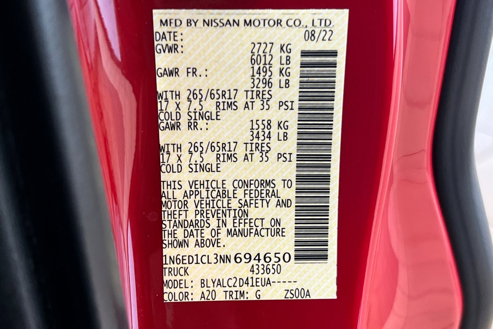 Used 2022 Nissan Frontier SV image 27