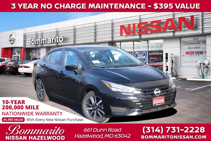 New 2025 Nissan Versa SV w/ Trunk Package image 1