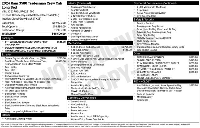 Used 2024 RAM 3500 Tradesman image 27