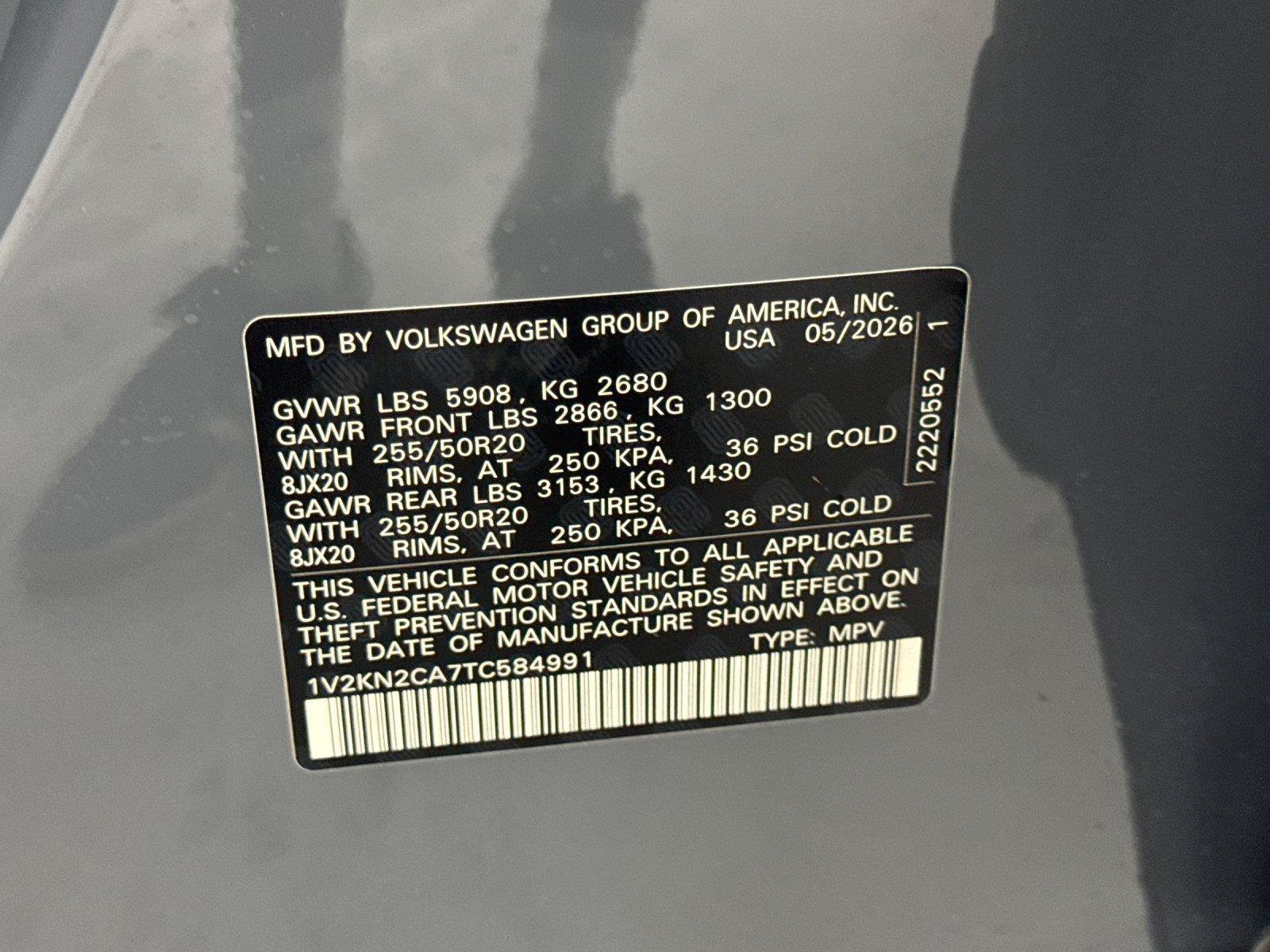 New 2026 Volkswagen Atlas SE AWD/4WD image 25