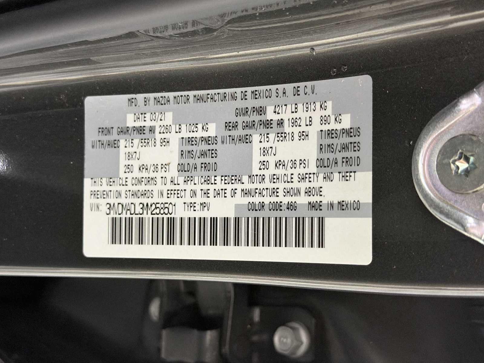 Used 2021 MAZDA CX-30 FWD 2.5 S w/ Premium Package image 34