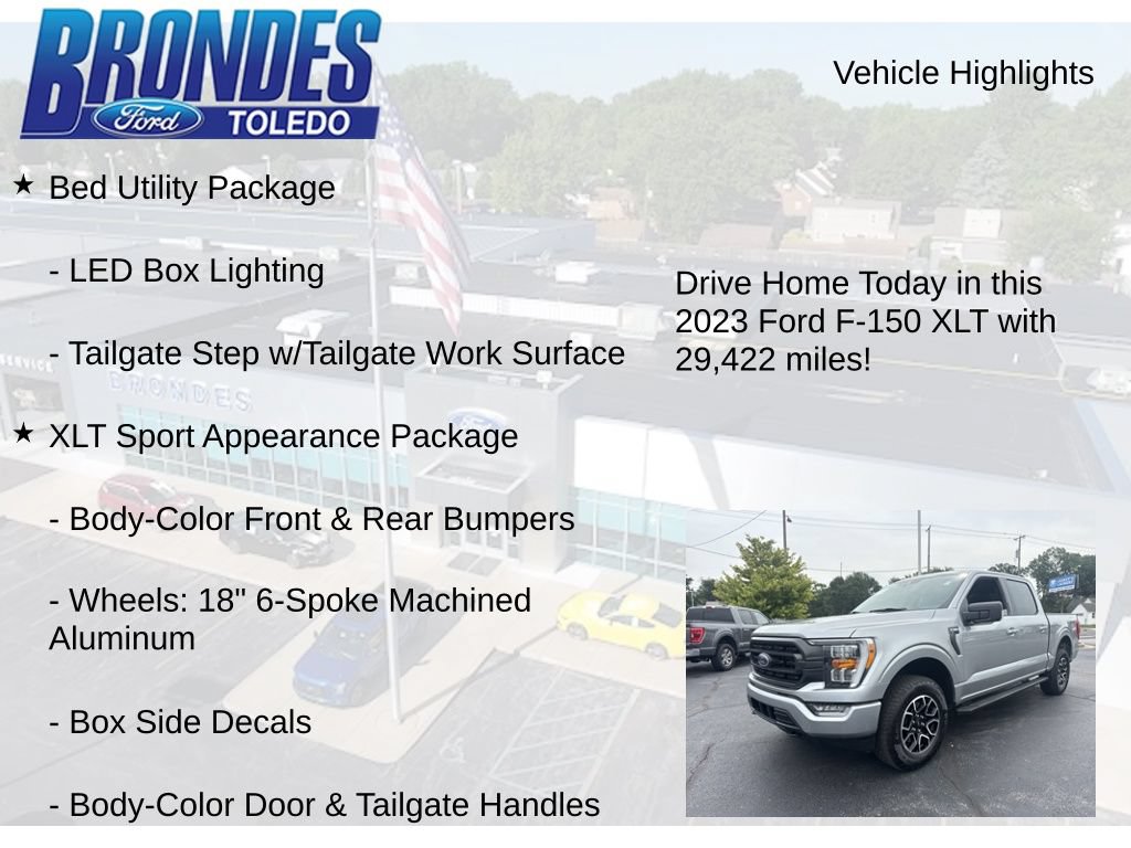 Used 2023 Ford F150 XLT w/ Equipment Group 302A High AWD/4WD image 22
