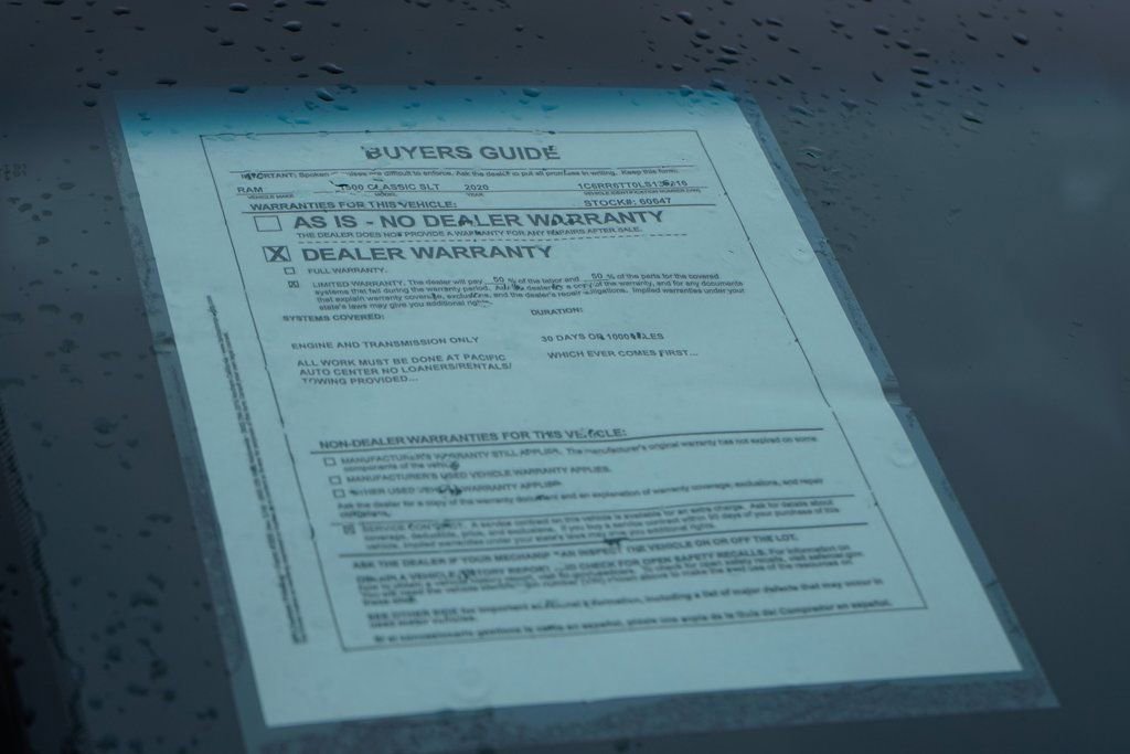 Used 2020 RAM 1500 Classic SLT w/ Luxury Group image 47