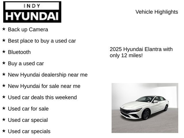 Used 2025 Hyundai Elantra Hybrid FWD image 7