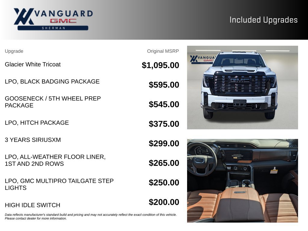New 2026 GMC Sierra 3500 Denali Ultimate w/ LPO, Black Badging Package AWD/4WD image 9