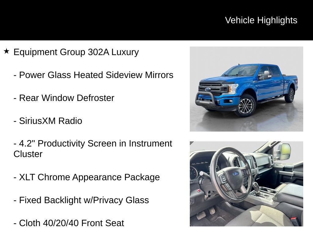Used 2020 Ford F150 XLT w/ Equipment Group 302A Luxury AWD/4WD image 6