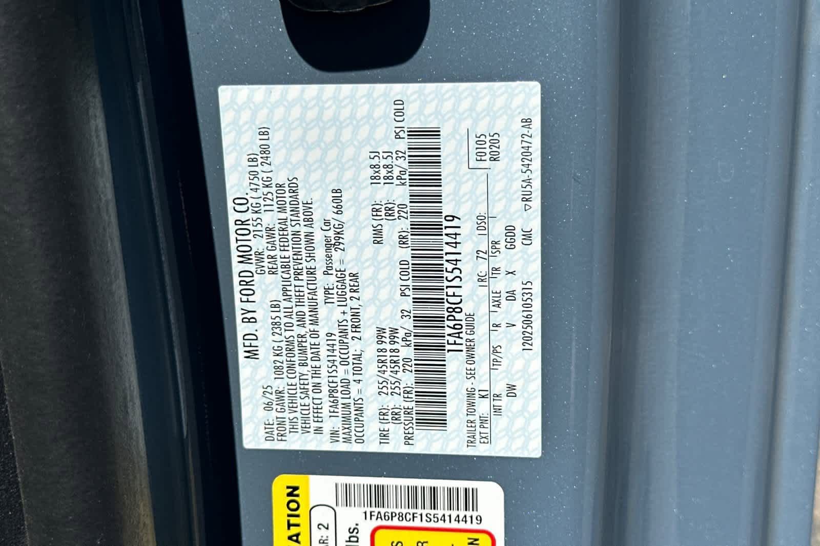Used 2025 Ford Mustang GT RWD image 28