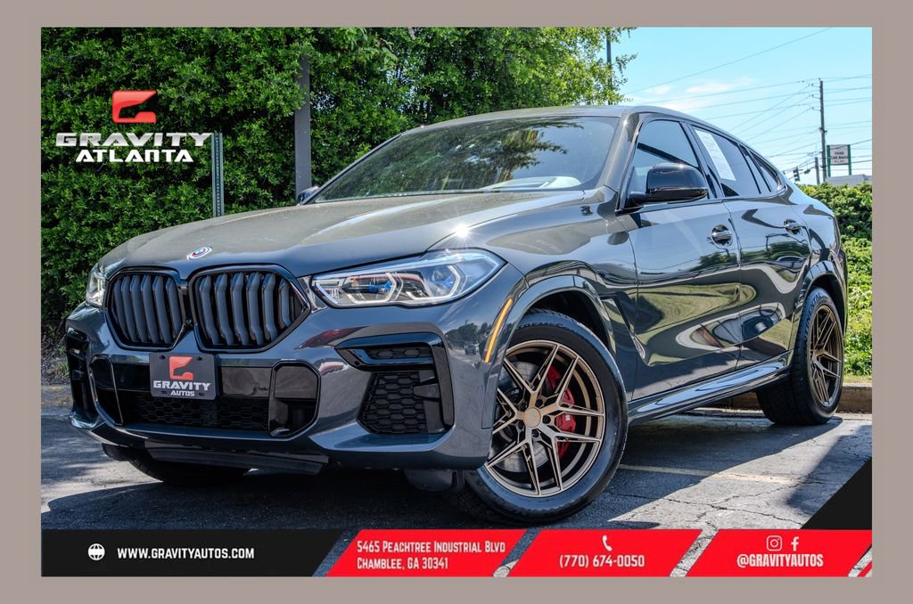 Used 2022 BMW X6 M50i w/ Executive Package AWD/4WD image 1
