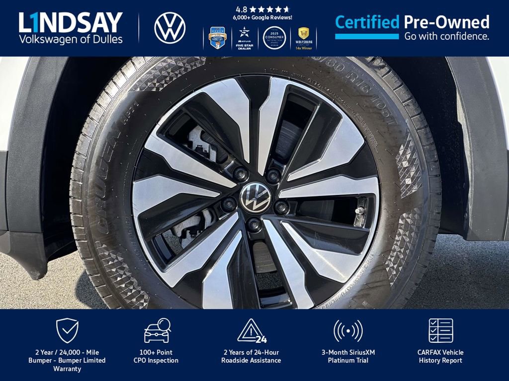 Certified 2025 Volkswagen Atlas Cross Sport SE image 8