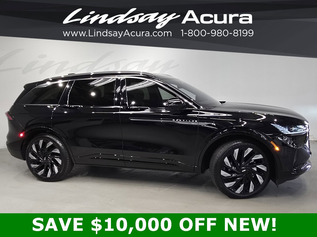 Used 2025 Lincoln Nautilus Black Label w/ Jet Appearance Package image 3