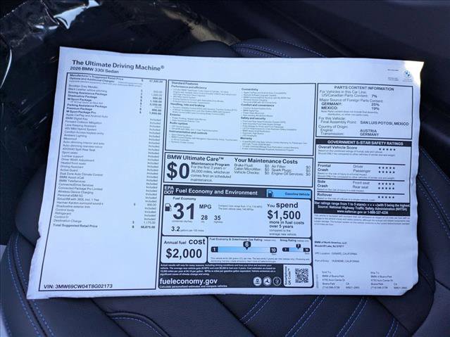 New 2026 BMW 330i 330i NA w/ M Sport Package image 18