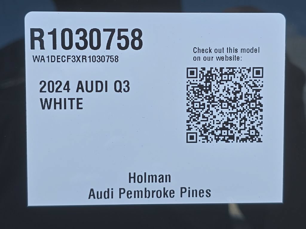 Used 2024 Audi Q3 2.0T Premium w/ Convenience Package AWD/4WD image 31