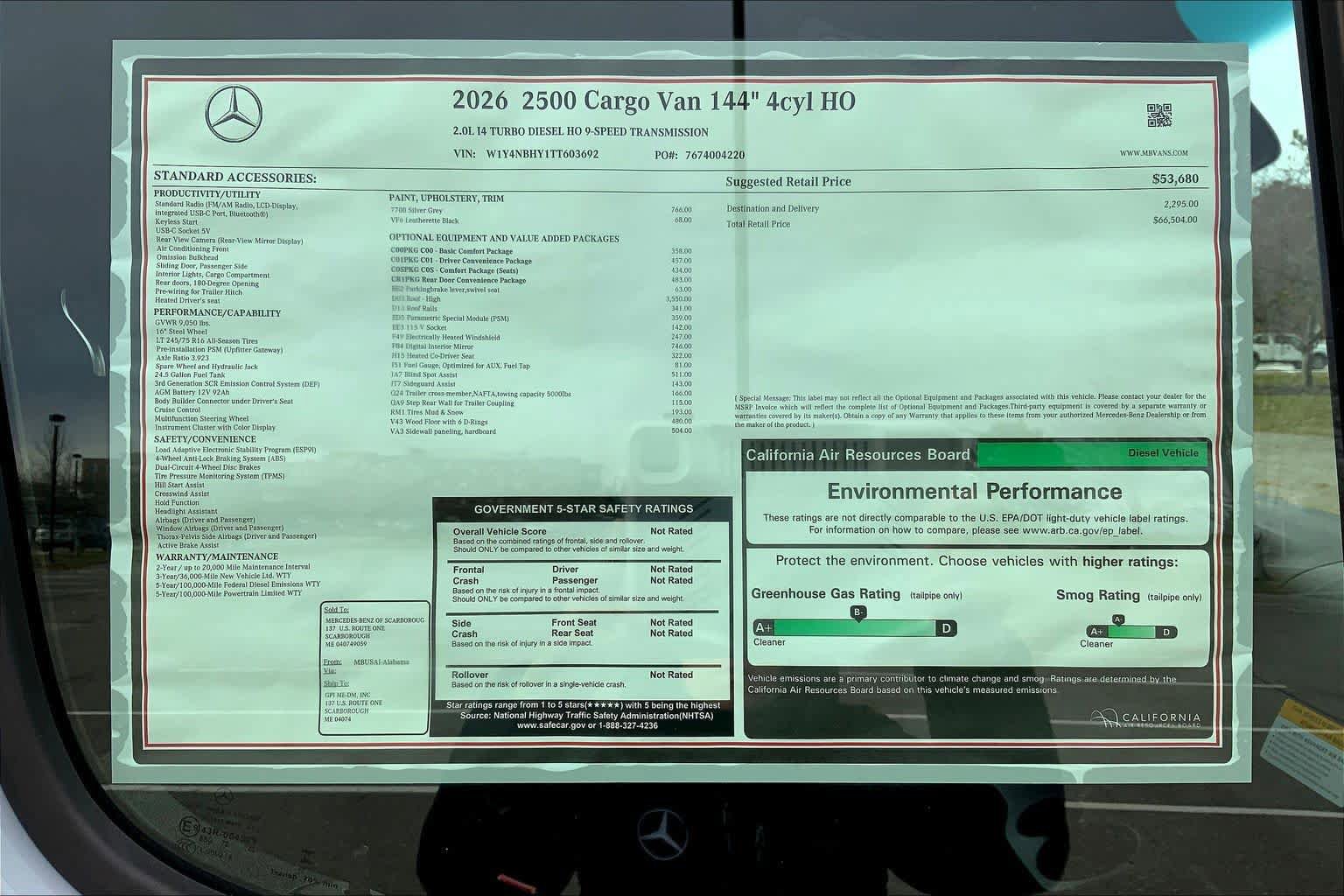 New 2026 Mercedes-Benz Sprinter 2500 image 27