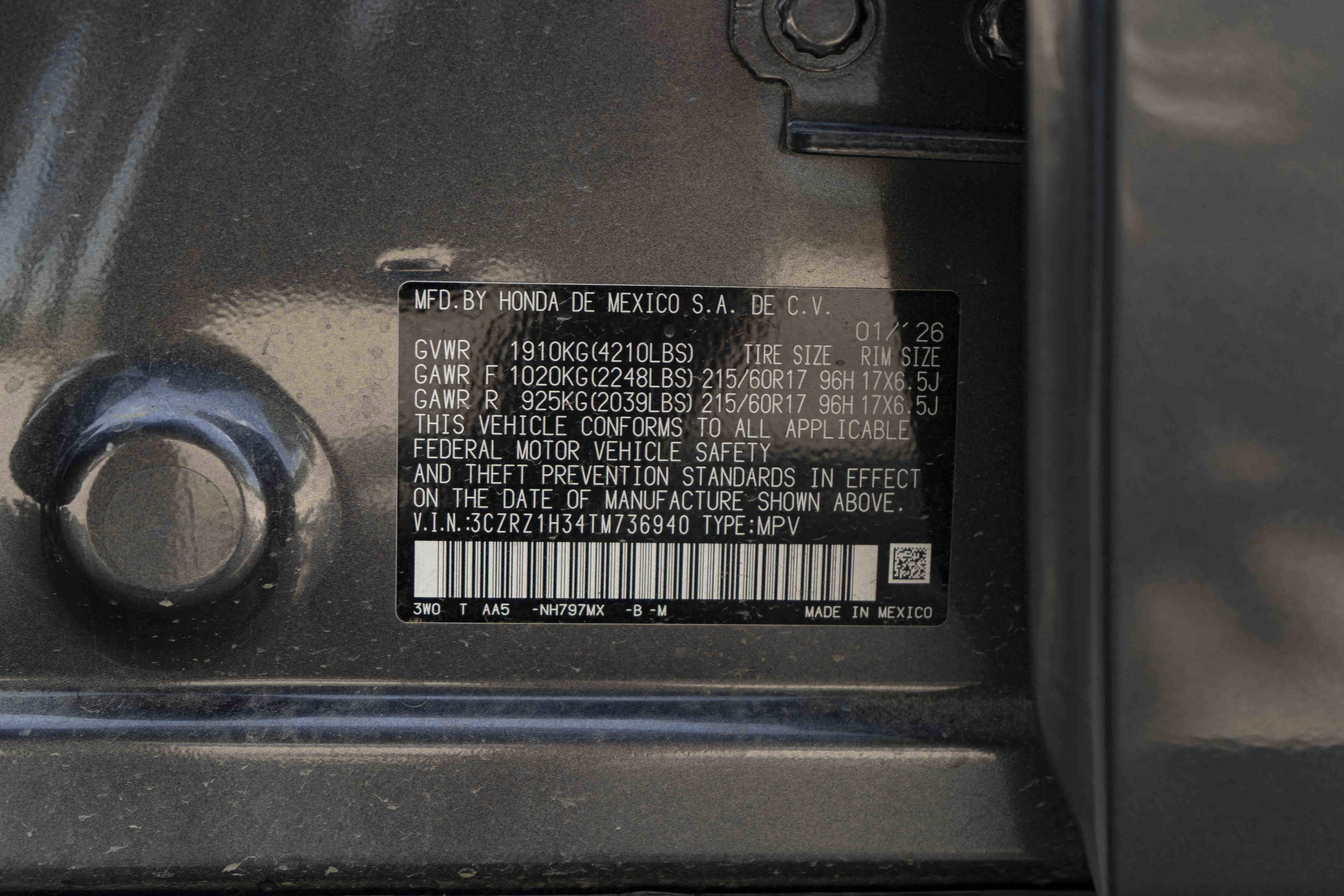 Used 2026 Honda HR-V LX image 44
