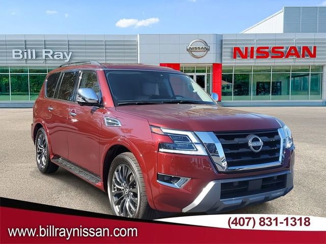 Certified 2024 Nissan Armada Platinum w/ Captain's Chairs Package