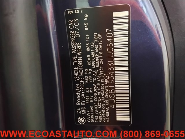 Used 2003 BMW Z4 3.0i RWD image 17