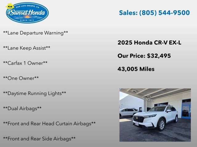 Certified 2025 Honda CR-V EX-L image 7