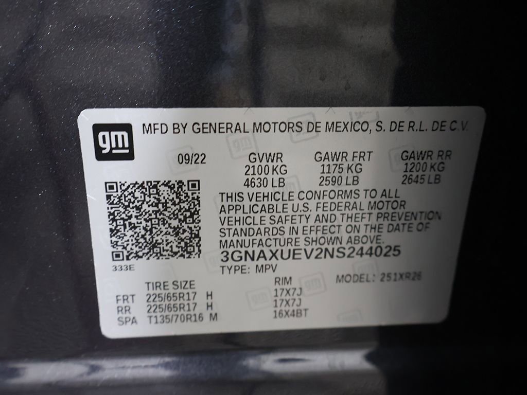 Used 2022 Chevrolet Equinox LT AWD/4WD image 50