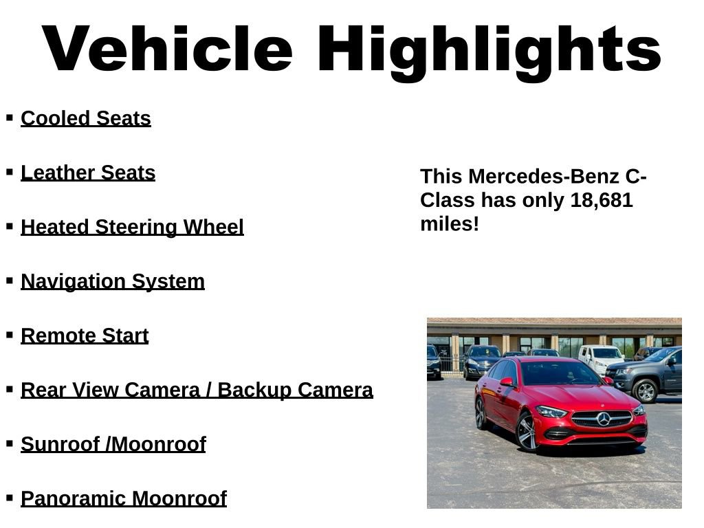 Used 2023 Mercedes-Benz C 300 4MATIC Sedan image 37