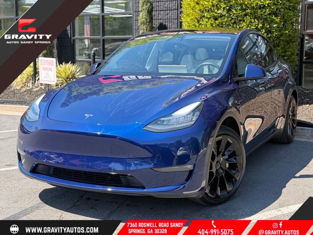Used 2021 Tesla Model Y Long Range AWD/4WD image 1