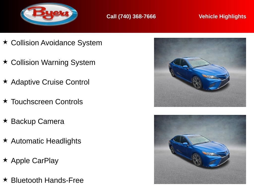 Used 2019 Toyota Camry SE FWD image 10