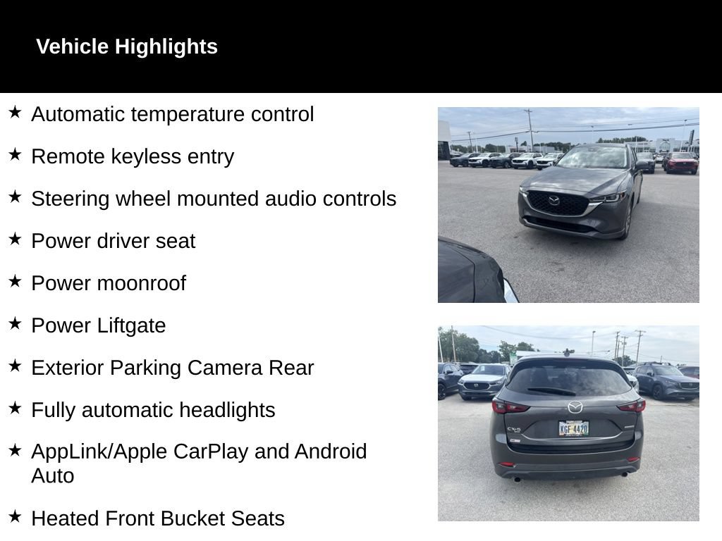 Used 2024 MAZDA CX-5 AWD 2.5 S w/ Preferred Package image 2