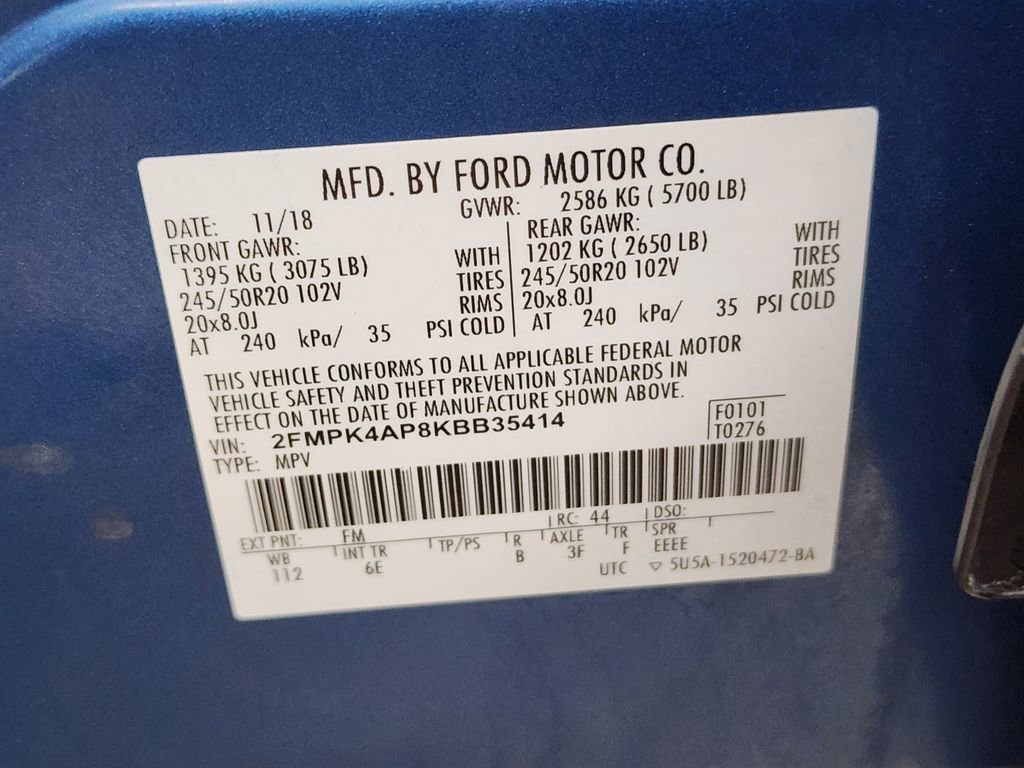 Used 2019 Ford Edge ST w/ Convenience Package AWD/4WD image 39