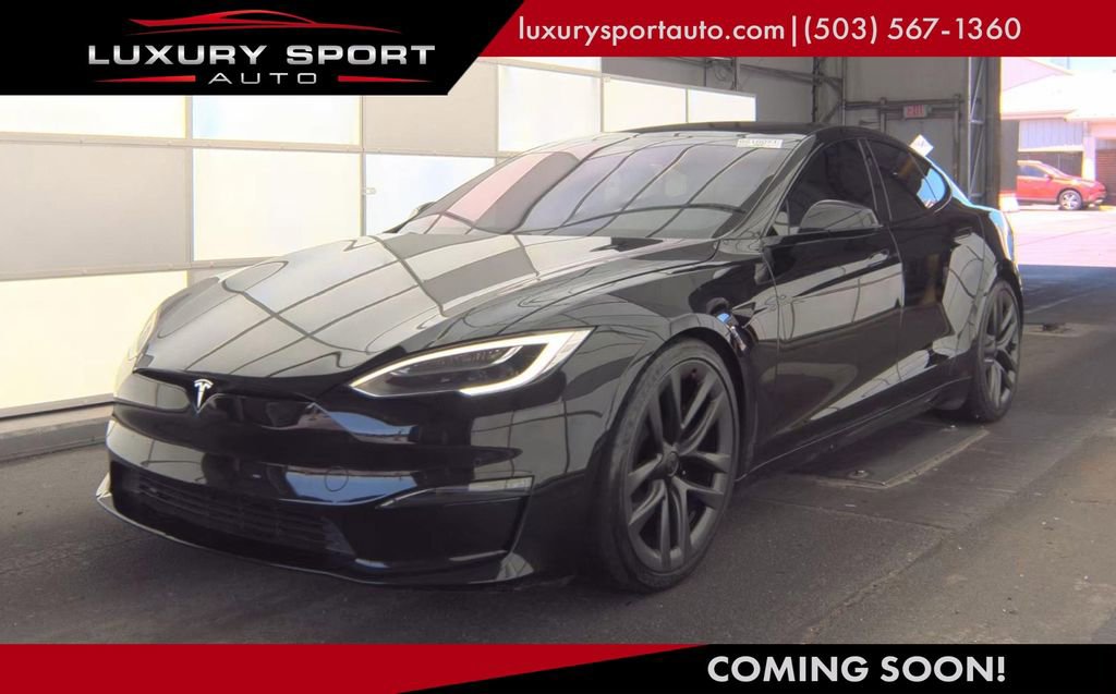 Used 2021 Tesla Model S Plaid AWD/4WD image 1