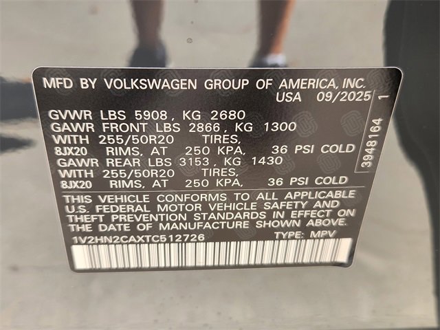 New 2026 Volkswagen Atlas SE image 11