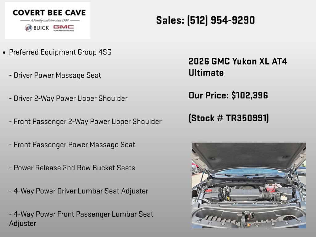 New 2026 GMC Yukon XL AT4 Ultimate AWD/4WD image 7