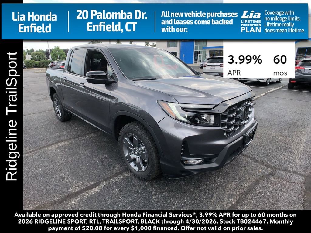 New 2026 Honda Ridgeline TrailSport 360° Tour