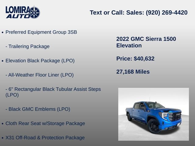 Used 2022 GMC Sierra 1500 Elevation AWD/4WD image 33