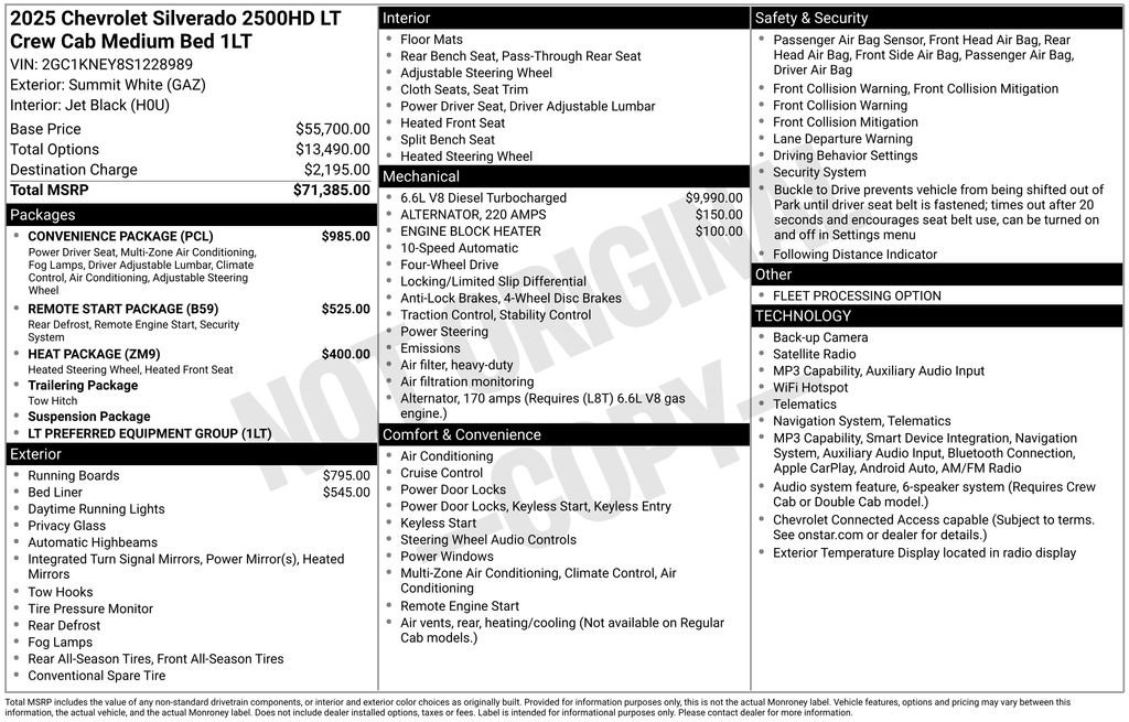 Used 2025 Chevrolet Silverado 2500 LT w/ Convenience Package AWD/4WD image 34