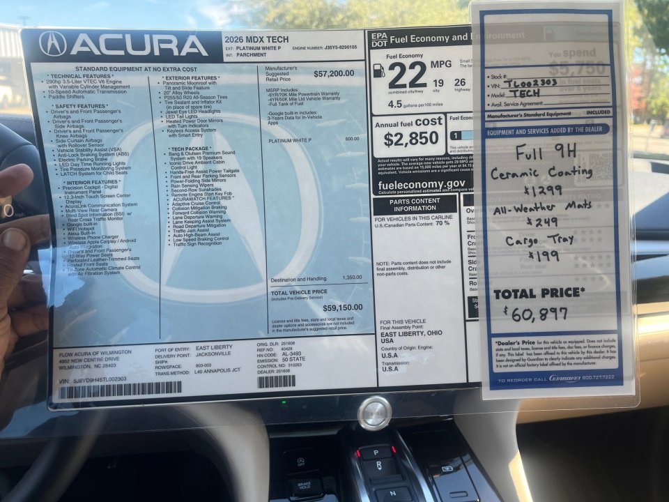 New 2026 Acura MDX w/ Technology Package image 33