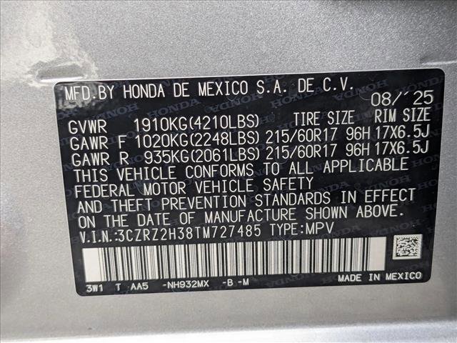 New 2026 Honda HR-V LX image 18