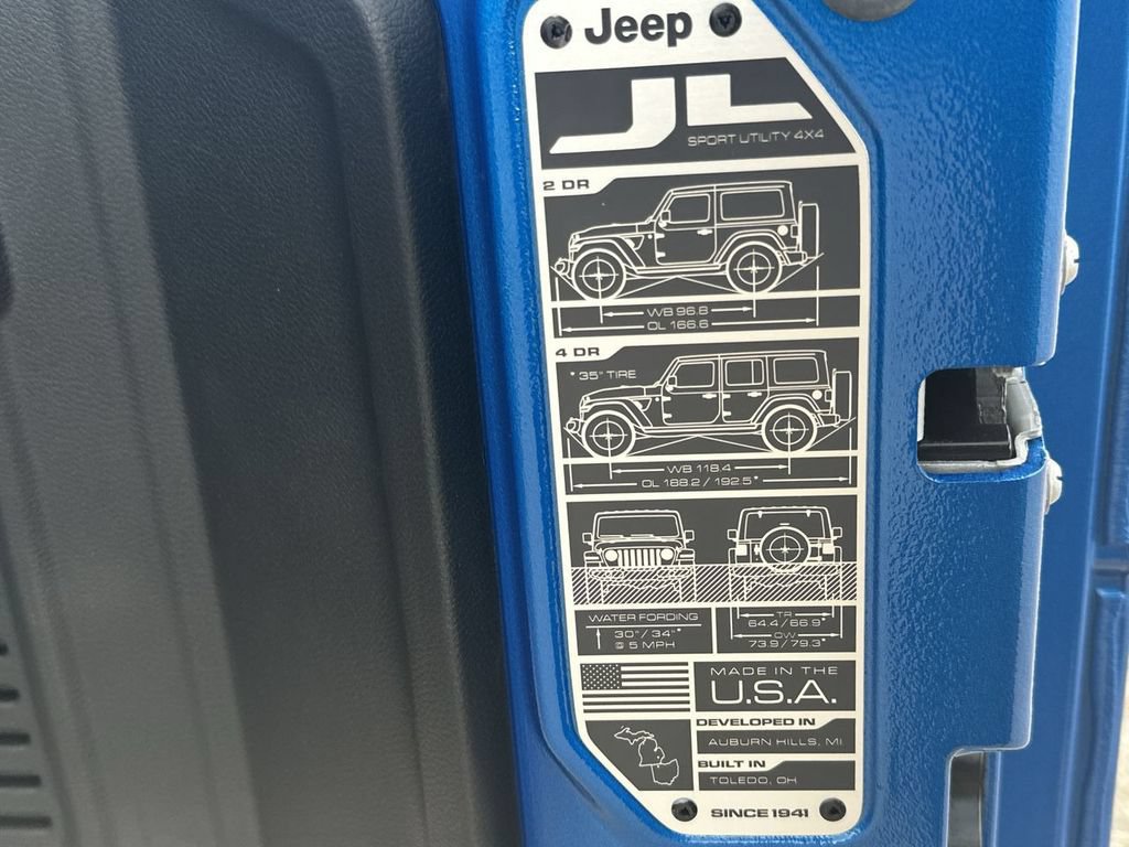 New 2026 Jeep Wrangler Unlimited Sport AWD/4WD image 45