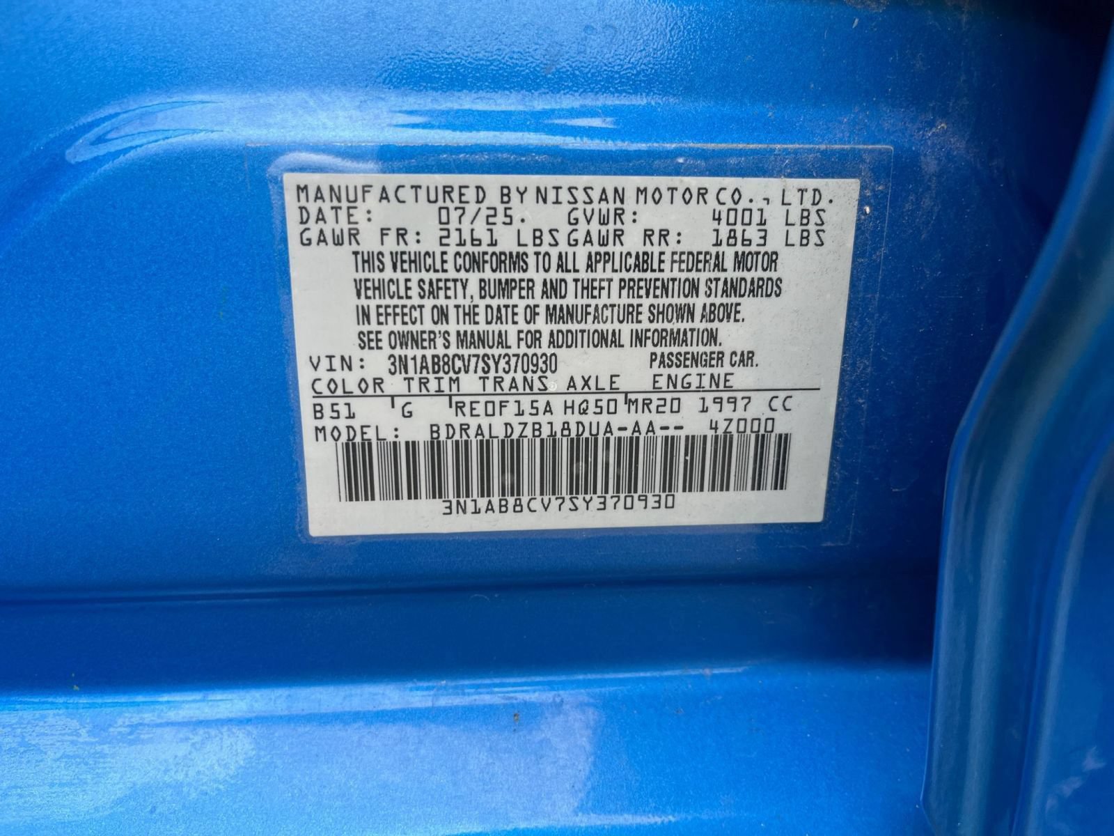 Used 2025 Nissan Sentra SV FWD image 30