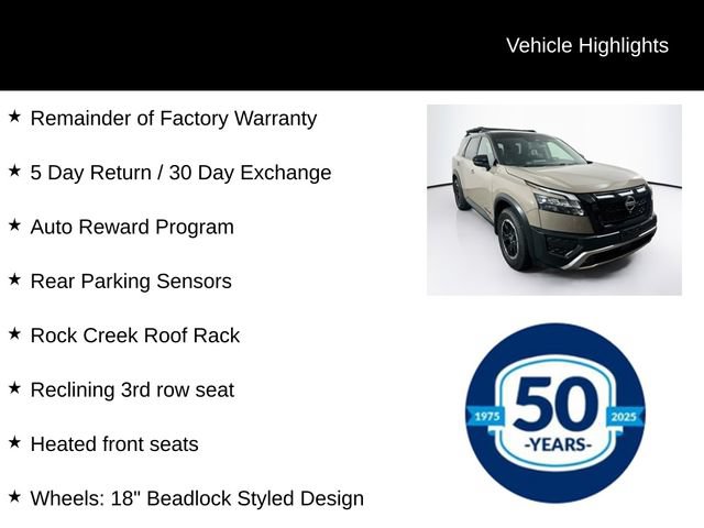 Used 2023 Nissan Pathfinder Rock Creek AWD/4WD image 8
