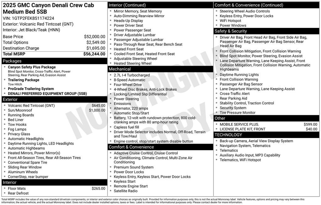 Certified 2025 GMC Canyon Denali image 19