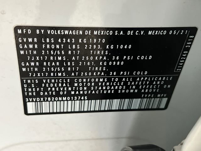 Used 2022 Volkswagen Taos S image 27