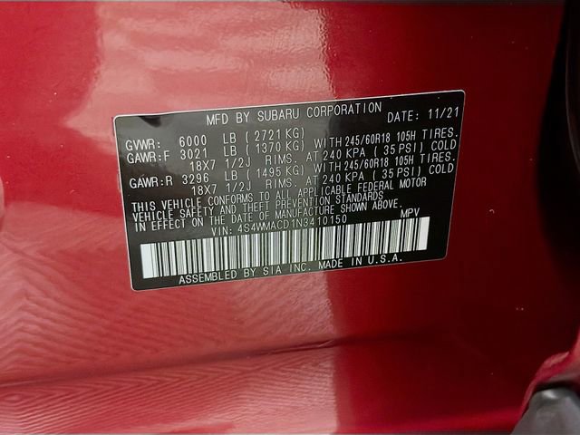 Used 2022 Subaru Ascent Premium w/ Convenience Package image 33