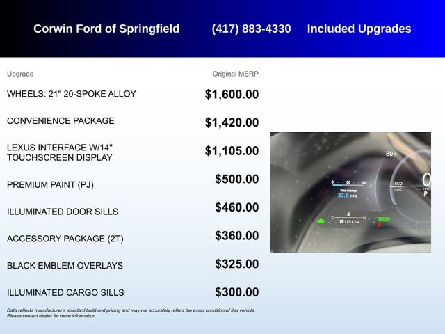 Used 2026 Lexus RX 350h w/ Convenience Package AWD/4WD image 5