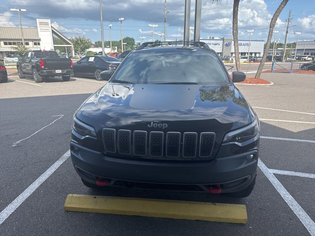 Used 2021 Jeep Cherokee Trailhawk w/ Premium Leather Package AWD/4WD image 13
